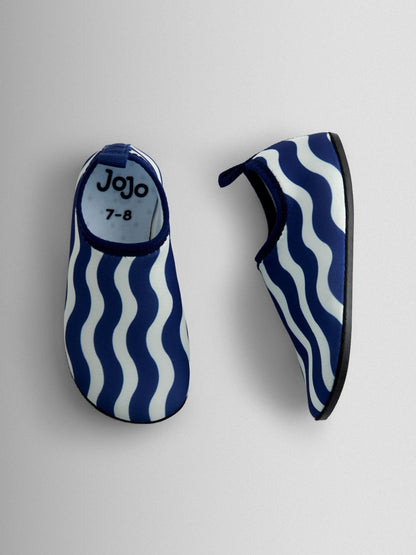 JoJo Maman Bébé Blue Wavy Water Shoes image 3