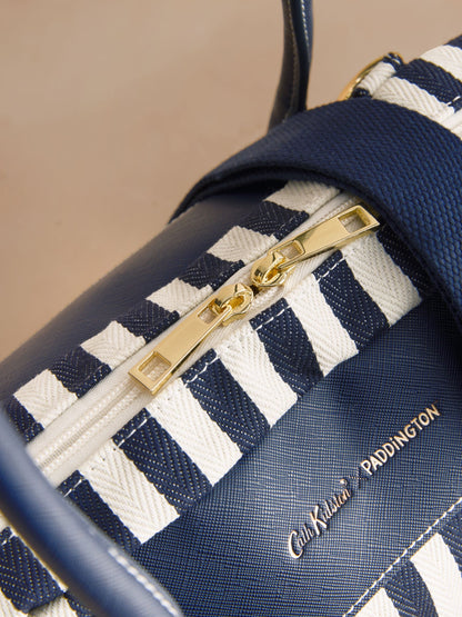 Cath Kidston Navy Paddington Stripe Bowling Holdall - image 6