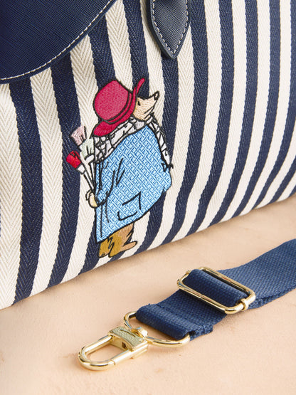 Cath Kidston Navy Paddington Stripe Bowling Holdall - image 7
