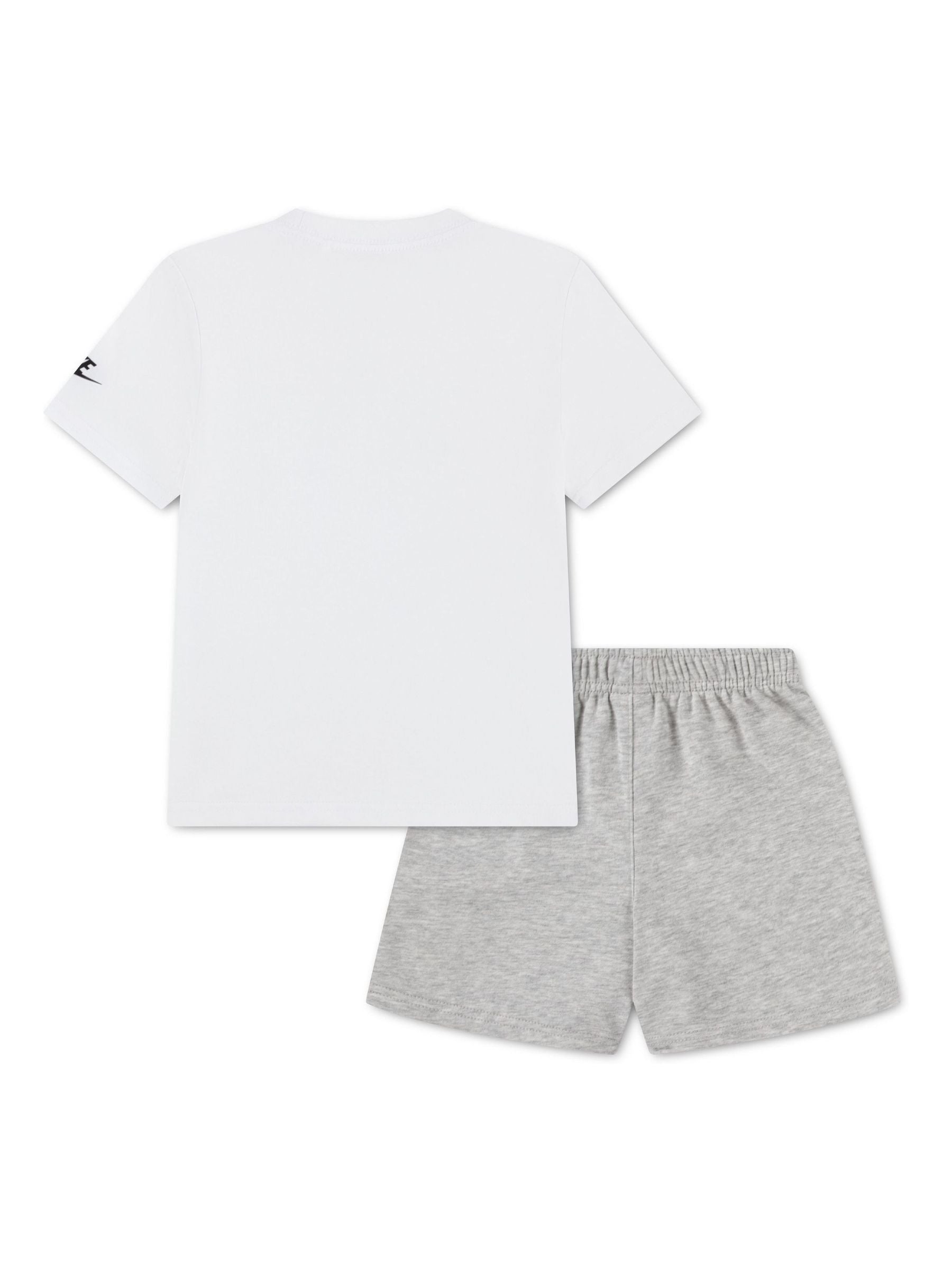 Nike Grey Logo T-Shirt and Shorts Set image 2
