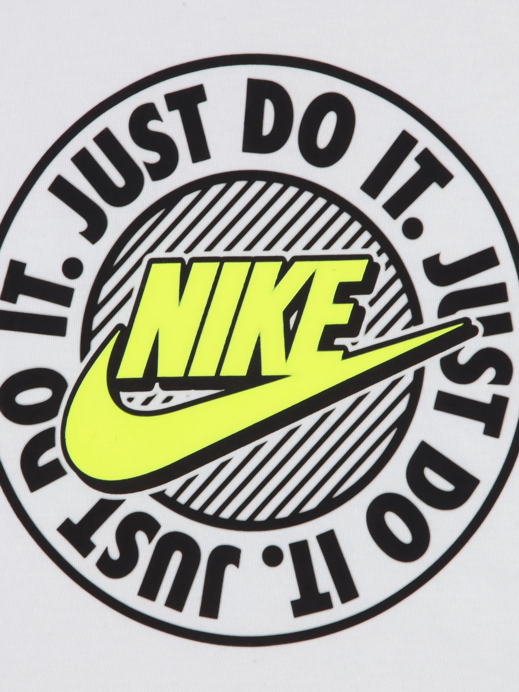 Nike Grey Logo T-Shirt and Shorts Set image 3