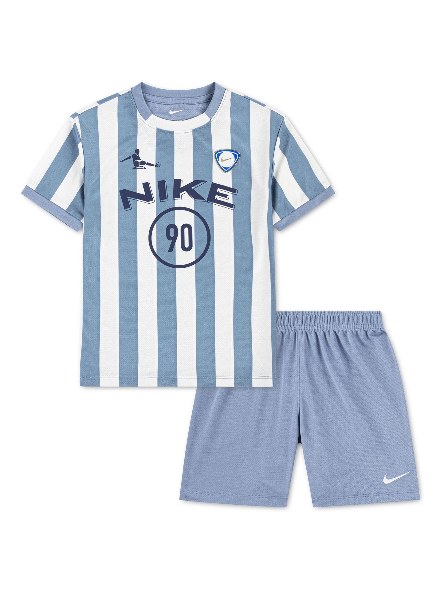 Dsiney Kidz - Nike Blue Little Goal Mode T-Shirt And Shorts Set image 1