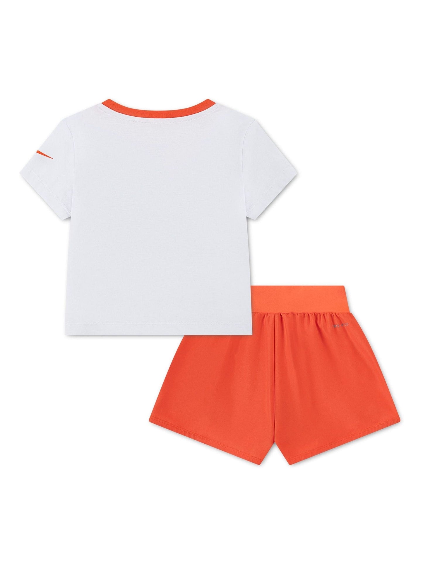 Nike Orange Little Kids T-Shirt and Crossover Shorts Set image 2
