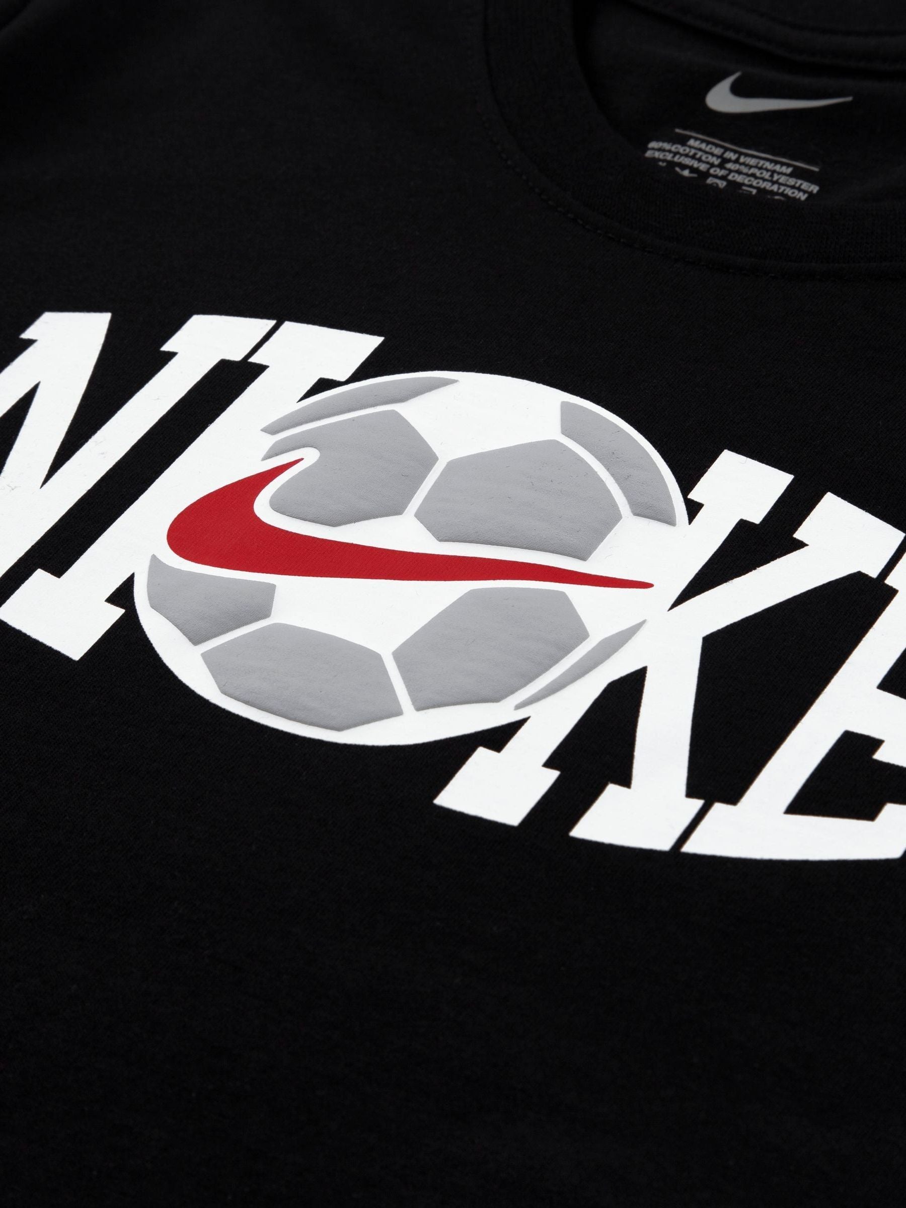 Nike Black Little Football Graphic Top & Short Sets image 3