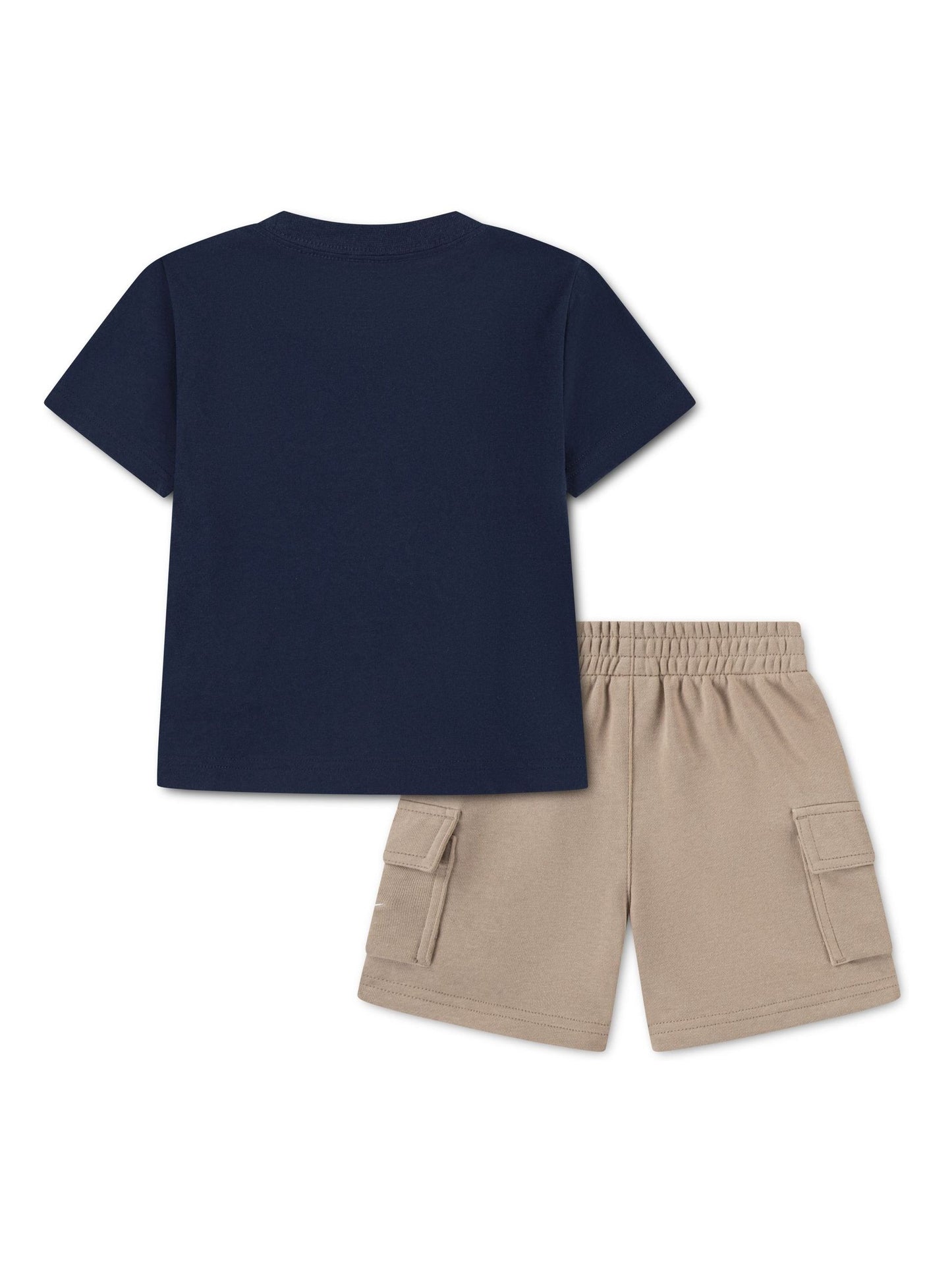 Nike Brown Pocket T-Shirt And Cargo Shorts Set image 2