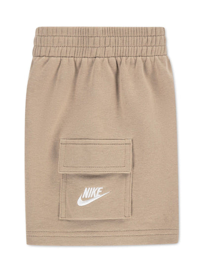 Nike Brown Pocket T-Shirt And Cargo Shorts Set image 3