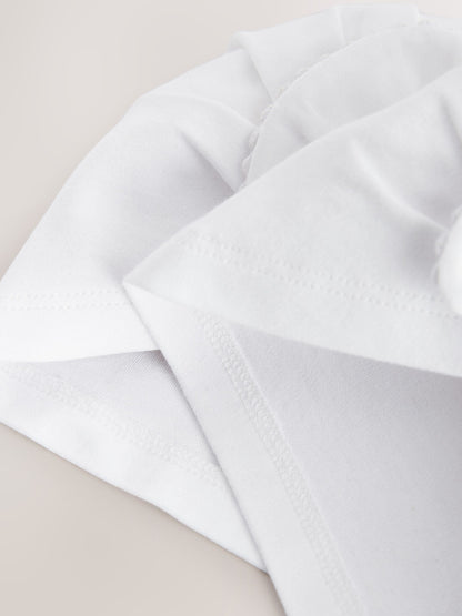 White Baby Turban 2 Pack (0-18mths) image 5