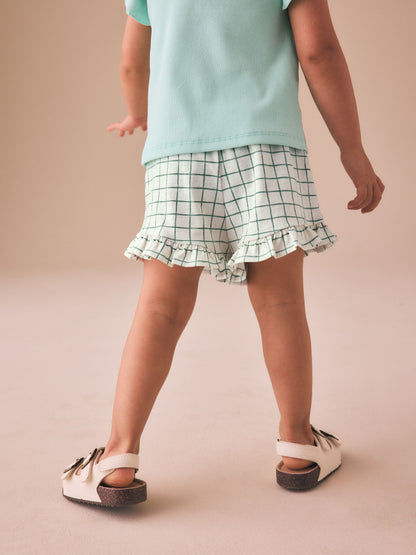 Ecru White Flower Shorts (3mths-7yrs) image 3