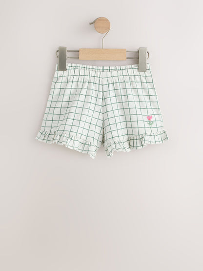 Ecru White Flower Shorts (3mths-7yrs) image 5