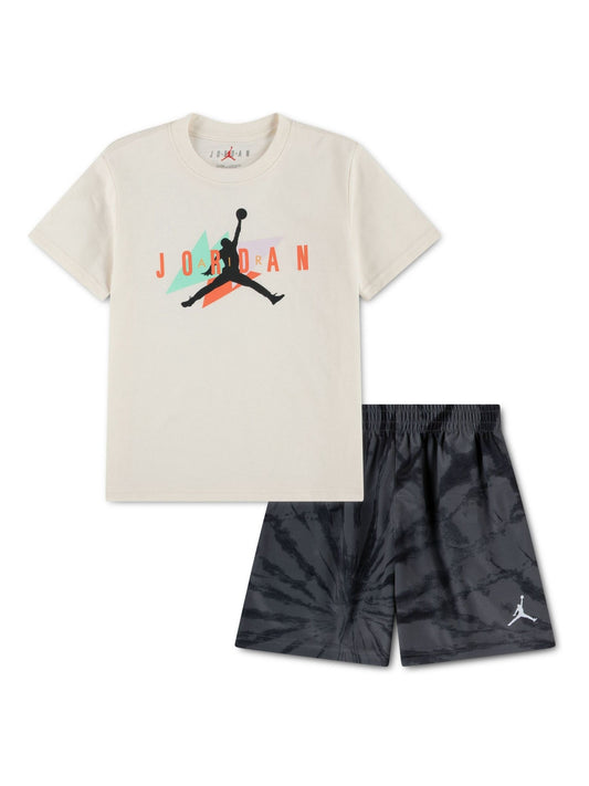 Jordan Grey Festival Tie Dye Shorts Set image 1