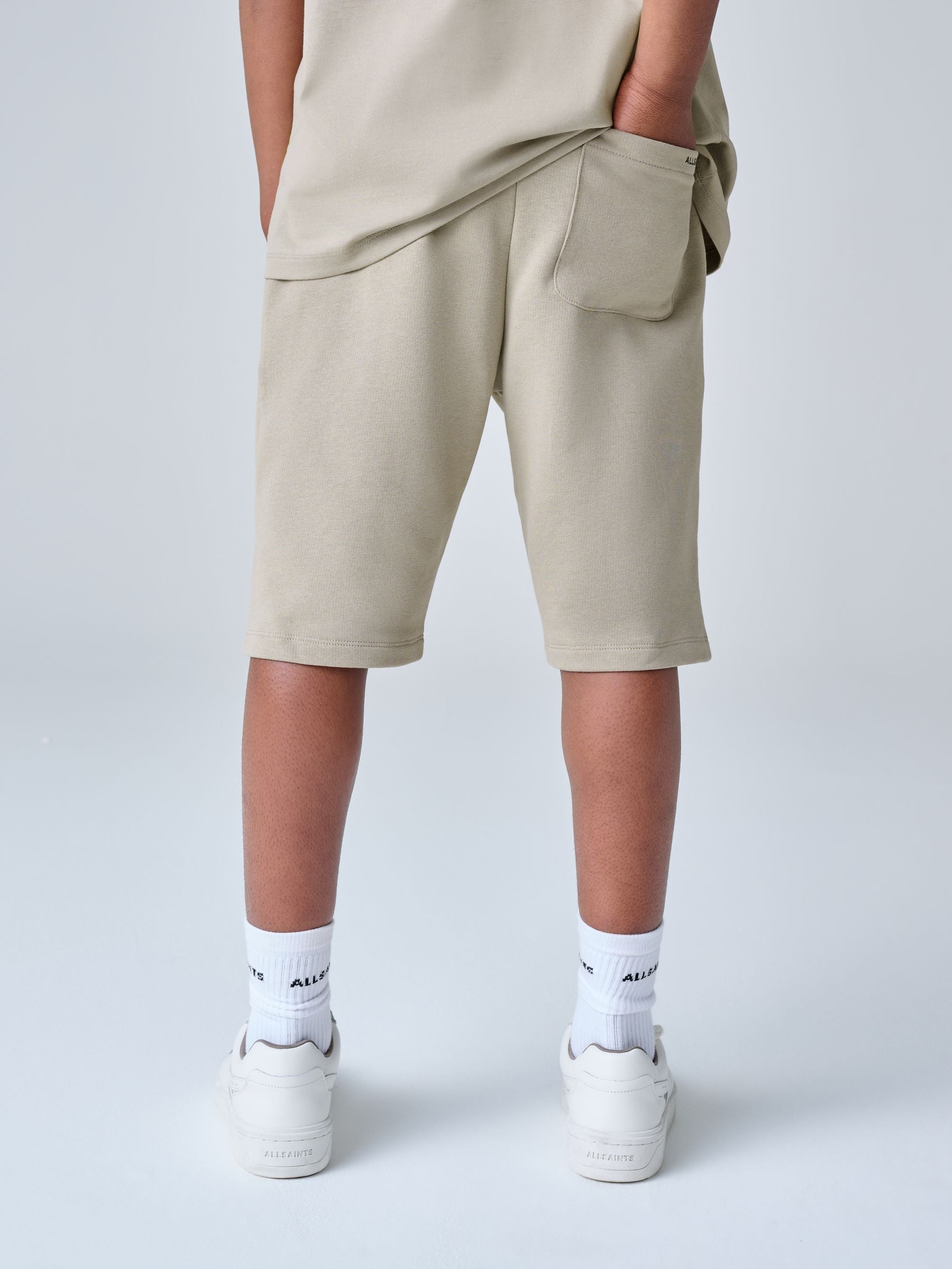 Dsiney Kidz - smALLSAINTS Light Brown Tierra T-Shirt and Sweat Shorts Set image 5