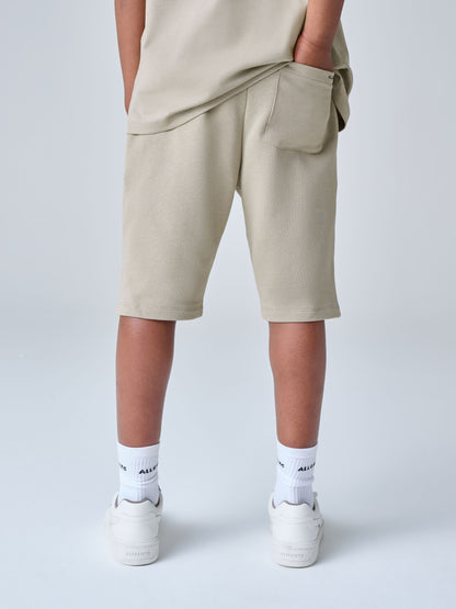 Dsiney Kidz - smALLSAINTS Light Brown Tierra T-Shirt and Sweat Shorts Set image 5