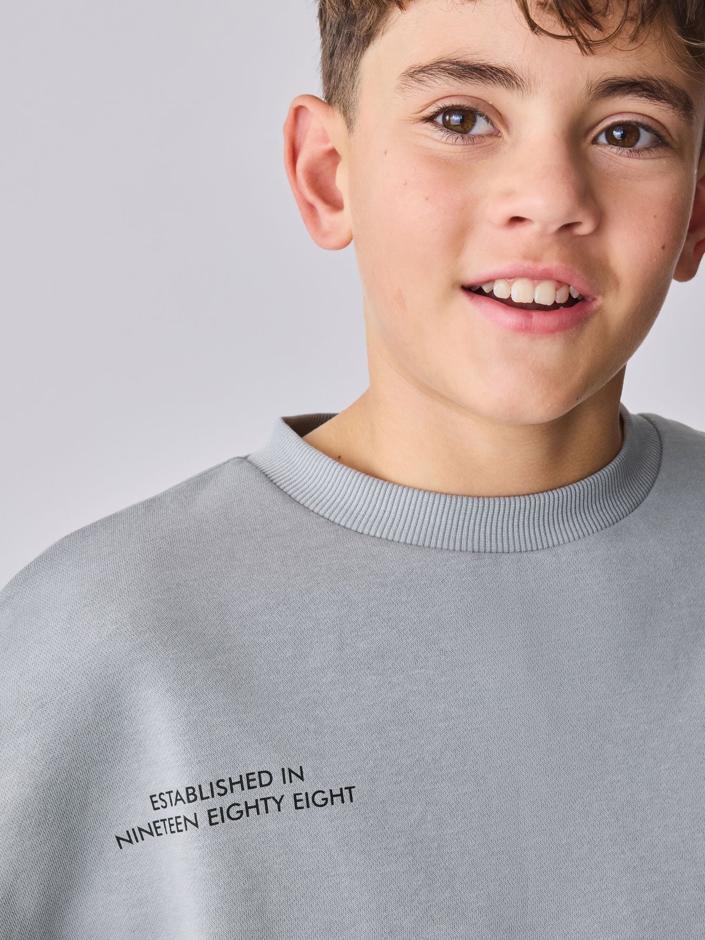 Baker by Ted Baker Grey Oversized Graphic Sweatshirt and Joggers Set image 6