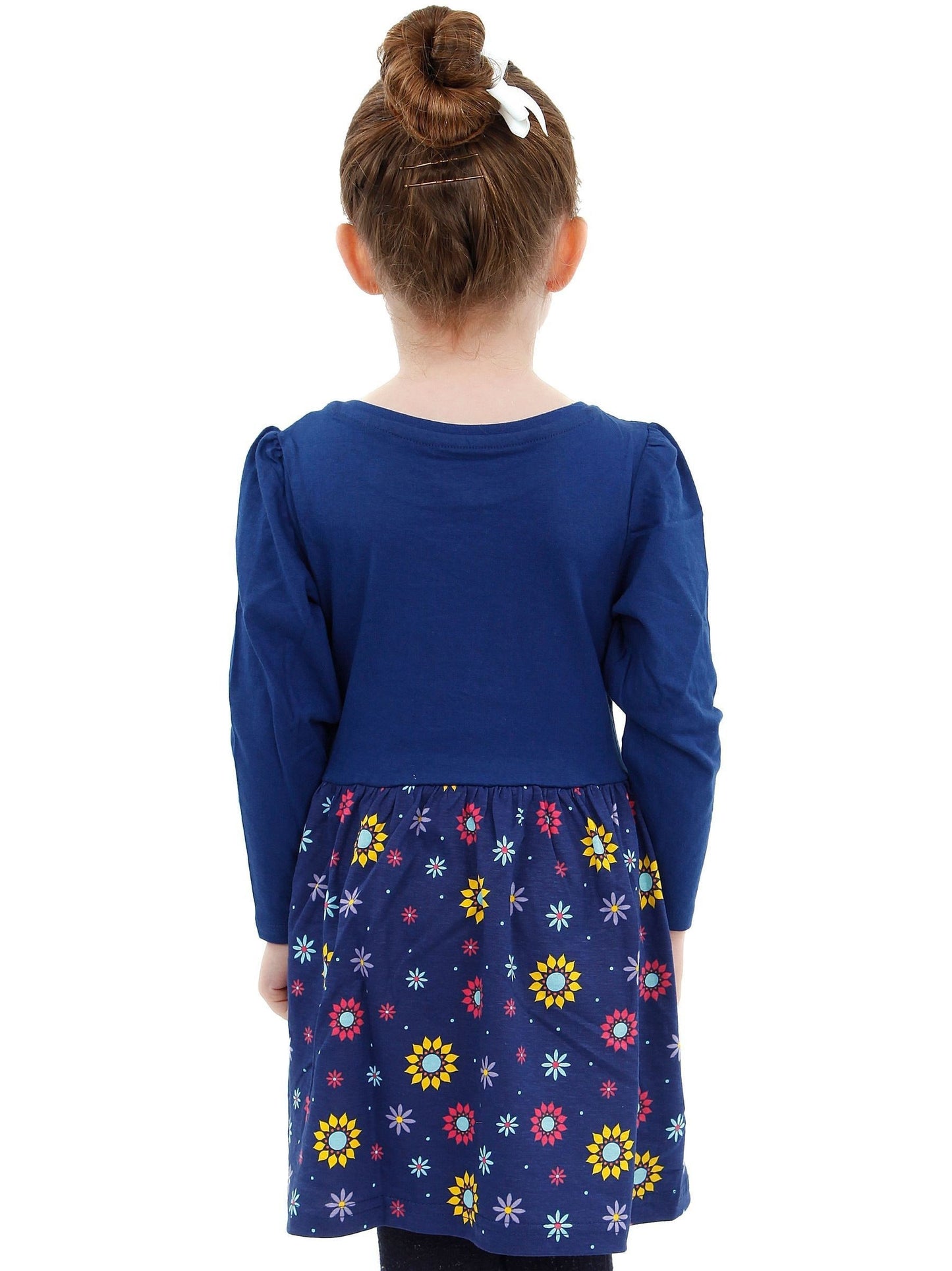 Character Blue Disney Frozen Elsa And Anna Floral Dress image 3
