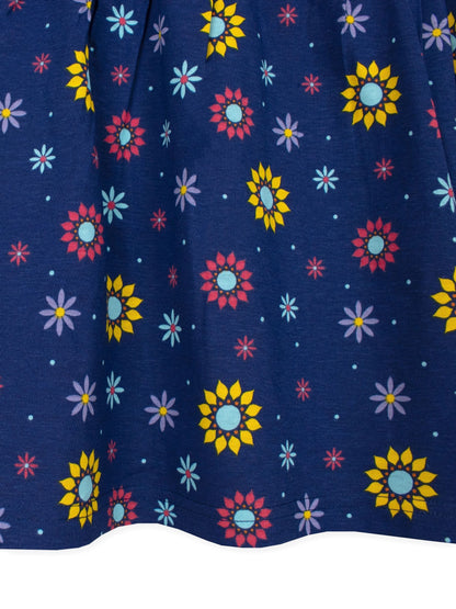 Character Blue Disney Frozen Elsa And Anna Floral Dress image 7