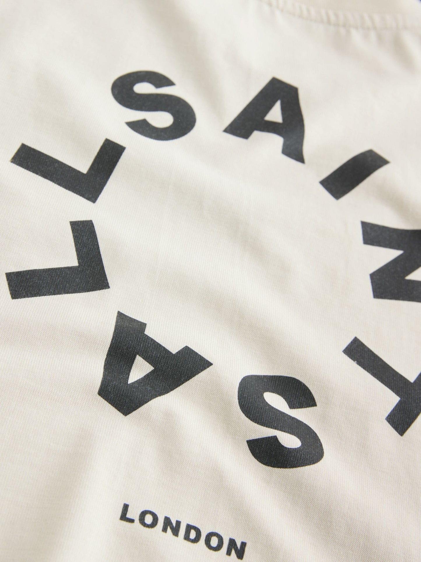 Dsiney Kidz - smALLSAINTS Neutral/Black Tierra T-Shirt and Sweat Shorts Set image 12