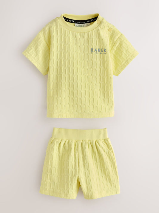 Baker by Ted Baker 'T' Textured T-Shirt and Shorts Set image 1