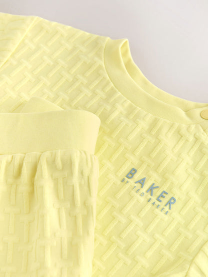 Baker by Ted Baker 'T' Textured T-Shirt and Shorts Set image 4
