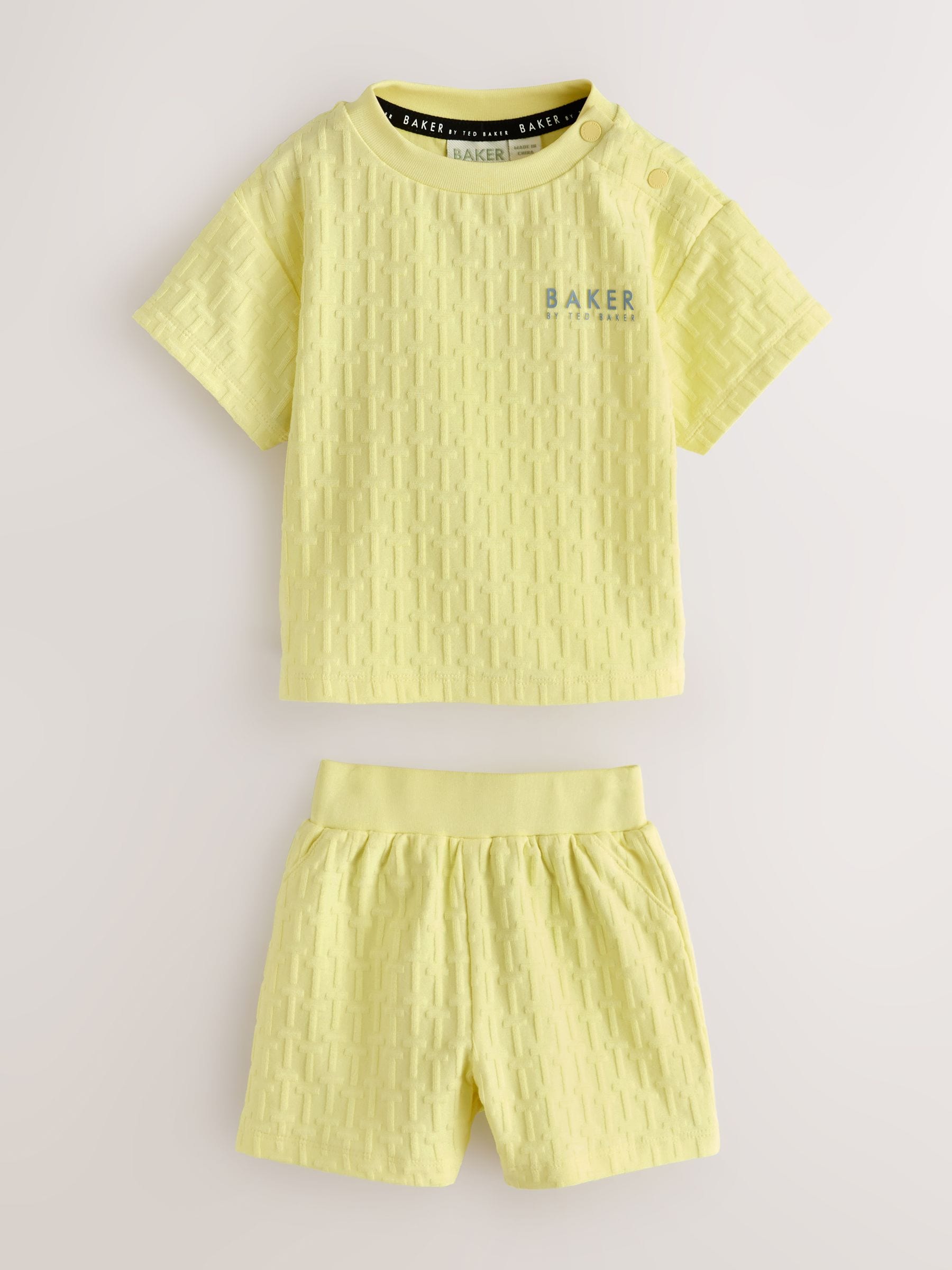 Baker by Ted Baker 'T' Textured T-Shirt and Shorts Set image 1
