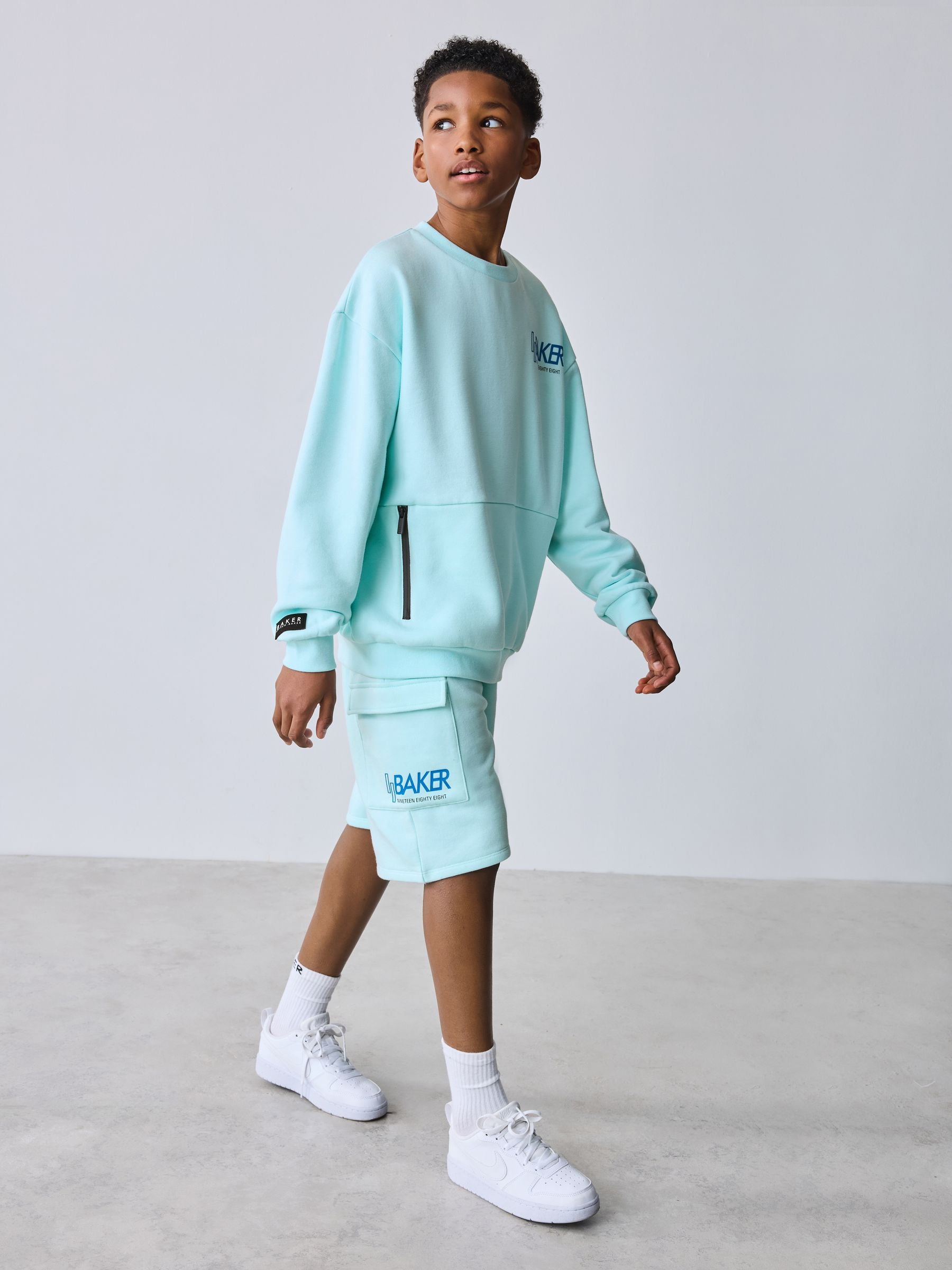 Baker by Ted Baker Oversized Sweatshirt and Shorts Set image 1