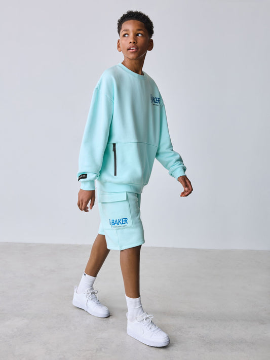 Baker by Ted Baker Oversized Sweatshirt and Shorts Set image 1