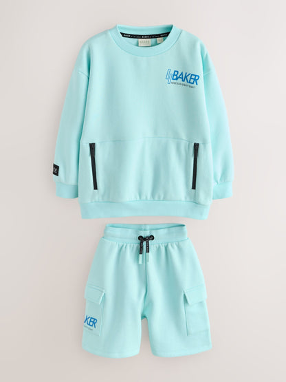 Baker by Ted Baker Oversized Sweatshirt and Shorts Set image 7