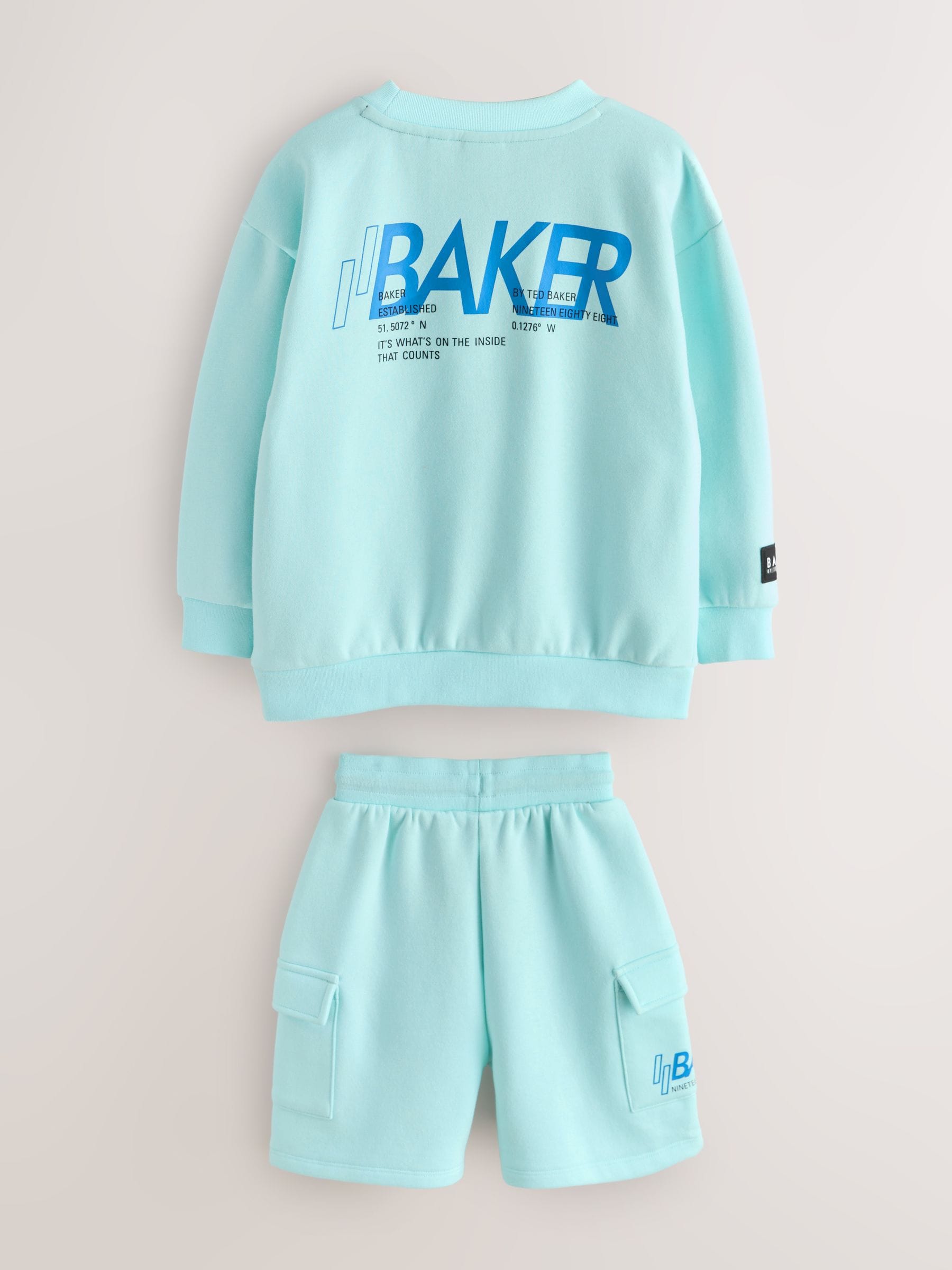 Baker by Ted Baker Oversized Sweatshirt and Shorts Set image 8