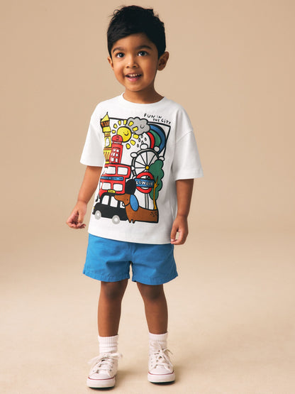 White London Short Sleeve Graphic T-Shirt (3mths-7yrs) image 3
