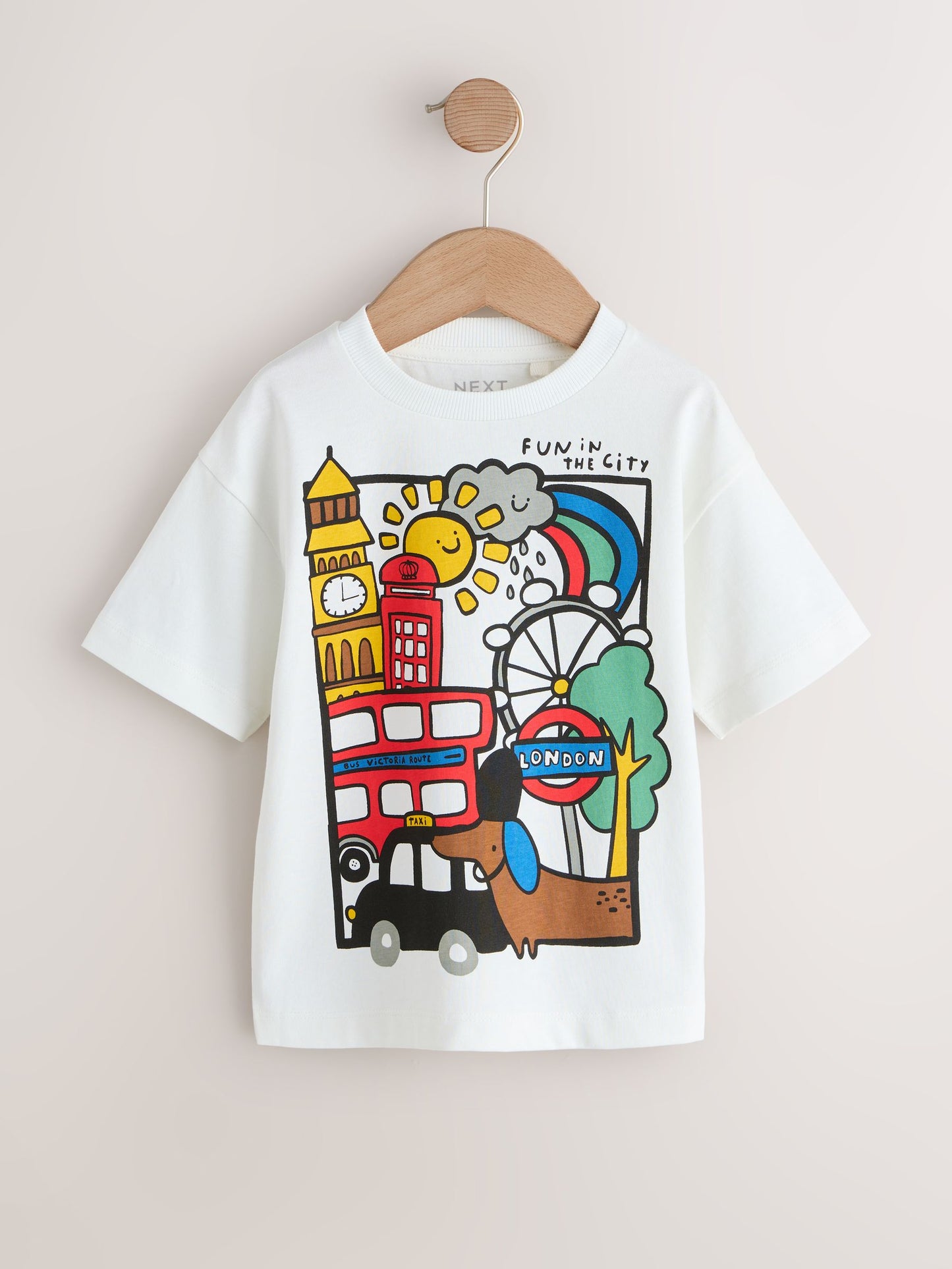 White London Short Sleeve Graphic T-Shirt (3mths-7yrs) image 5