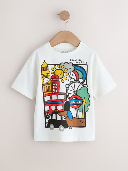 White London Short Sleeve Graphic T-Shirt (3mths-7yrs) image 5