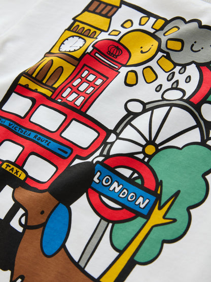 White London Short Sleeve Graphic T-Shirt (3mths-7yrs) image 7