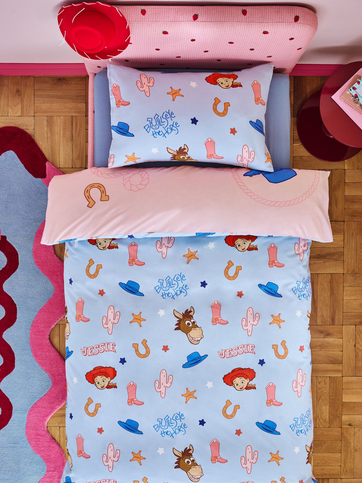 Pink Jessie Toy Story Cotton Duvet Cover and Pillowcase Set - image 3