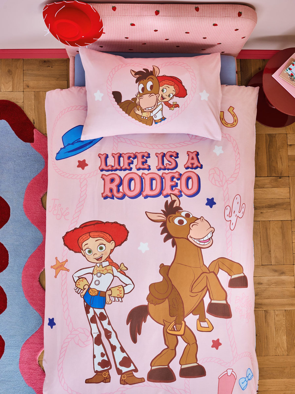 Pink Jessie Toy Story Cotton Duvet Cover and Pillowcase Set - image 4