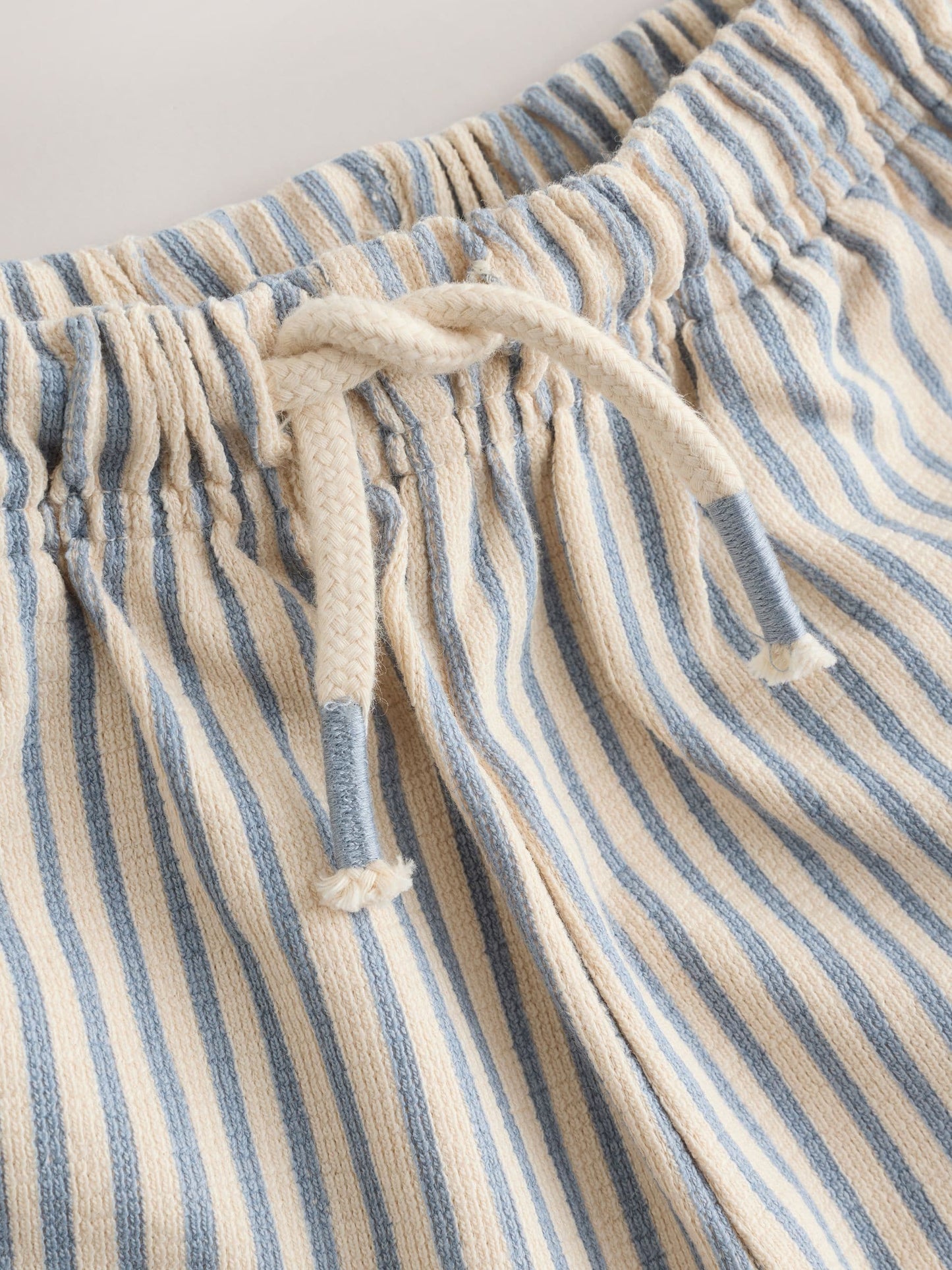 Blue/Ecru Stripe Textured Lightweight Joggers (3mths-7yrs) image 7