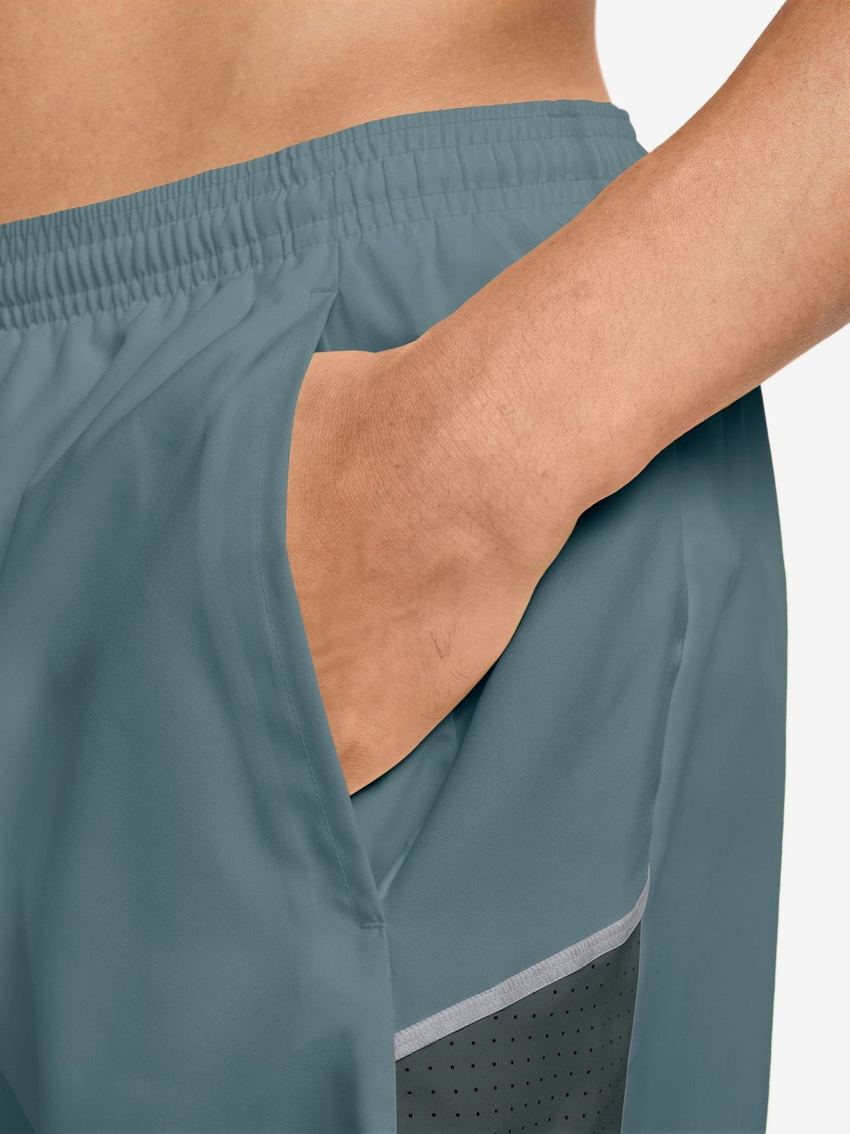 Dsiney Kidz - Nike Mineral Slate Miler Dri-FIT 5 inch Brief-Lined Running Shorts image 4
