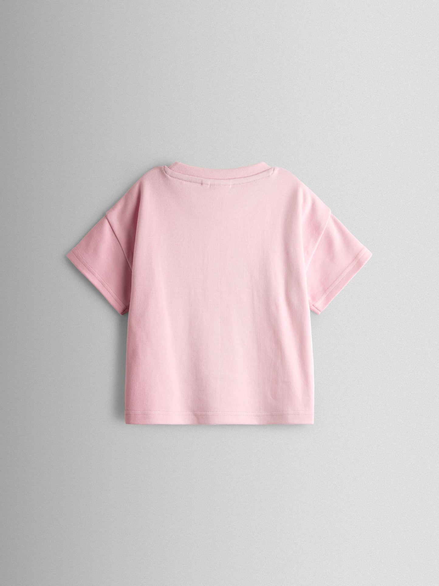 JoJo Maman Bébé Pink Berry Friends T-Shirt & Gingham Short Set image 3