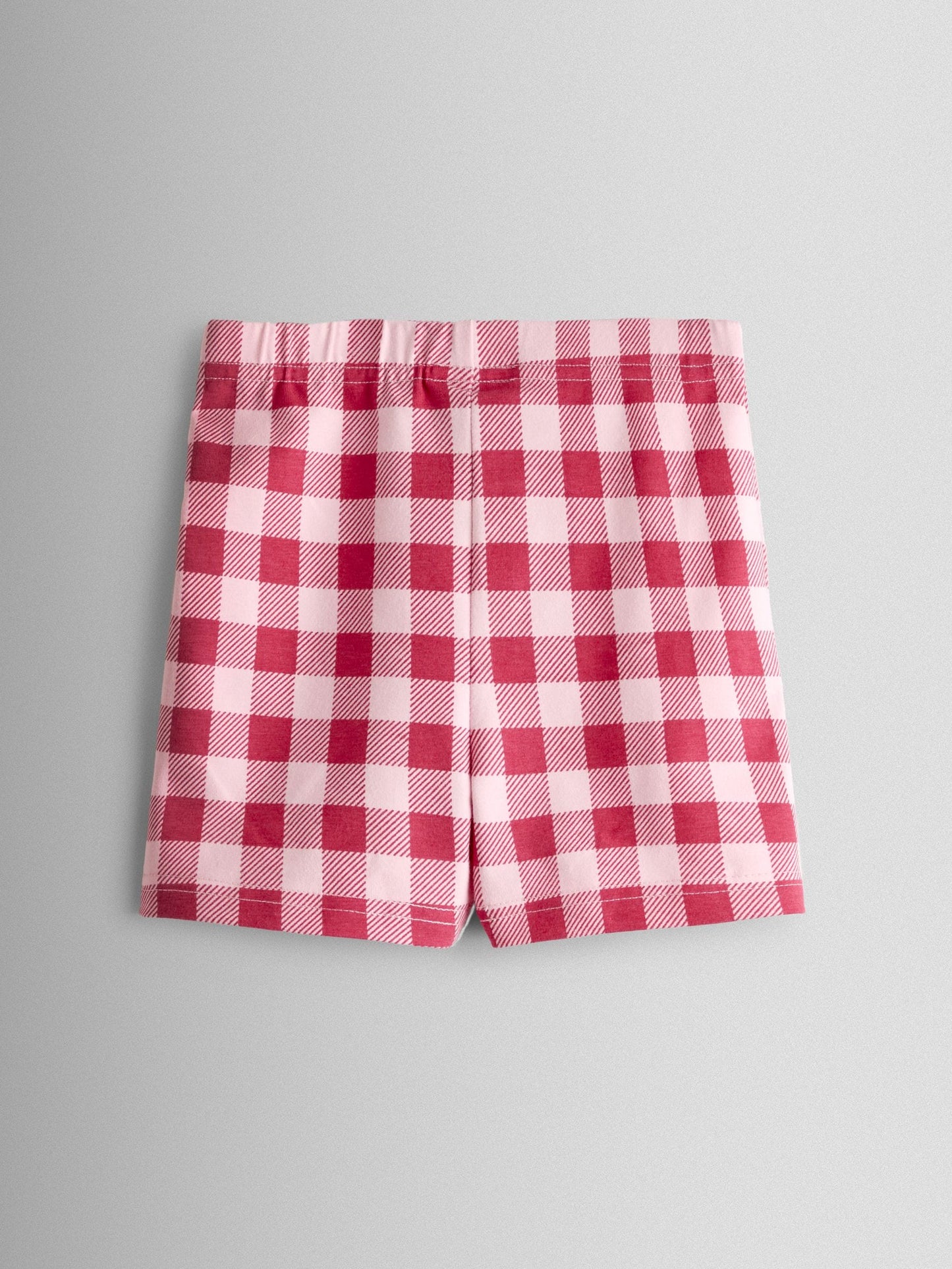 JoJo Maman Bébé Pink Berry Friends T-Shirt & Gingham Short Set image 5