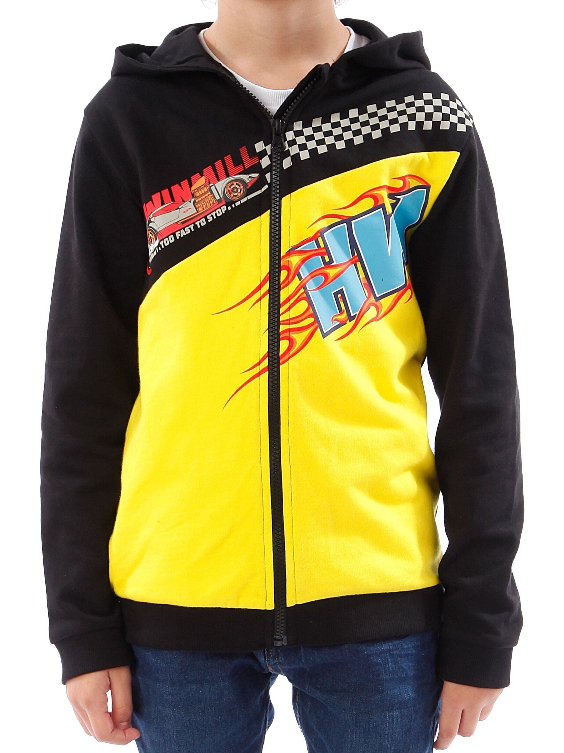 Dsiney Kidz - Character Black Hot Wheels Zip Hoodie Too Fast To Stop image 8