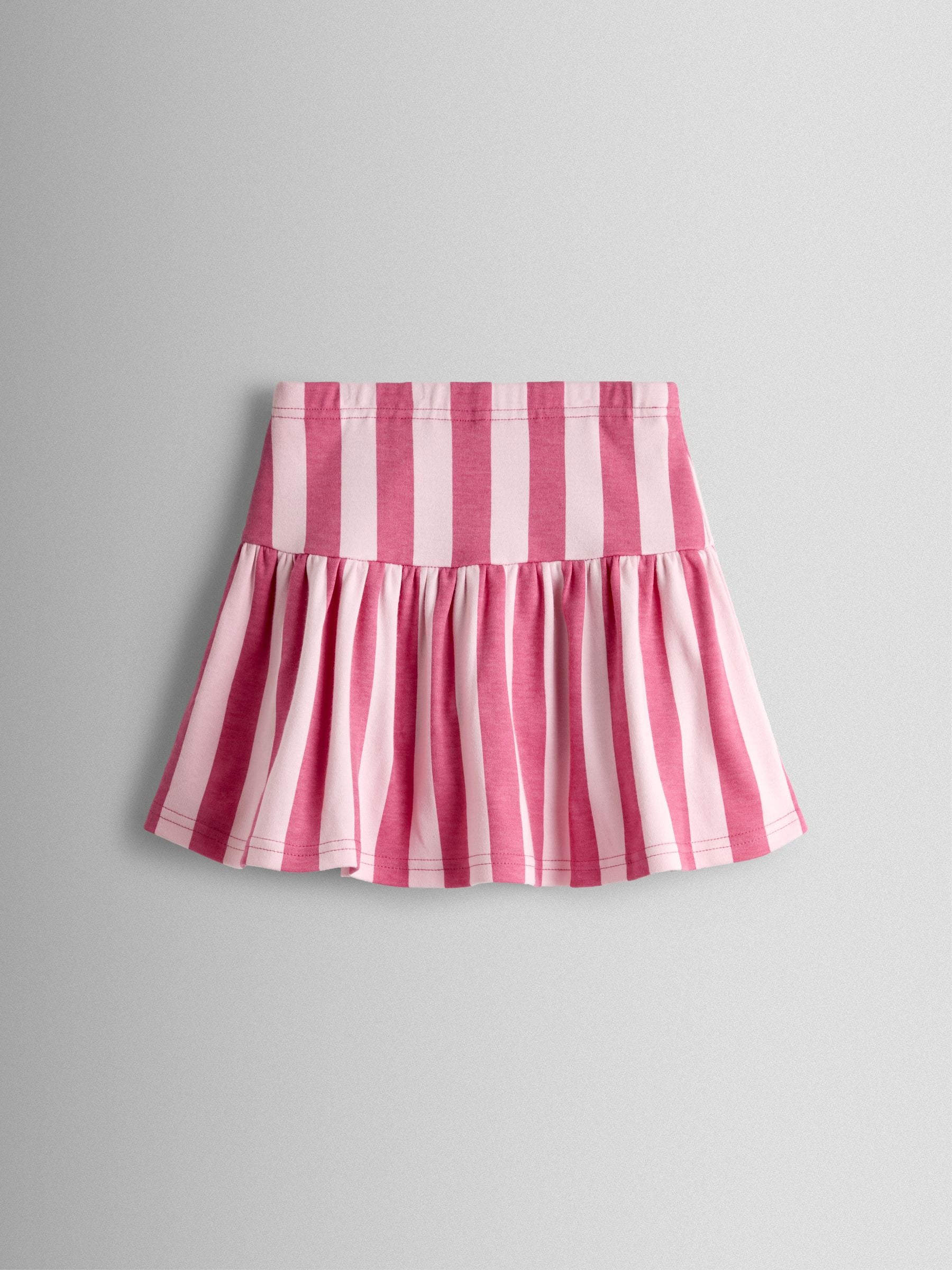 JoJo Maman Bébé Pink Fun Sun T-shirt & Stripe Skort Set image 5