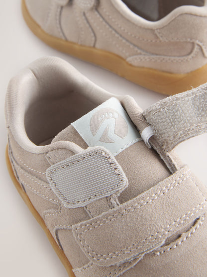 Neutral Standard Fit (F) Barefoot Leather Touch Fastening Trainers image 5