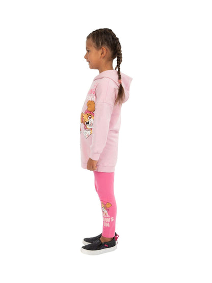 Character Pink PAW Patrol Longline Hoodie And Leggings Set image 2