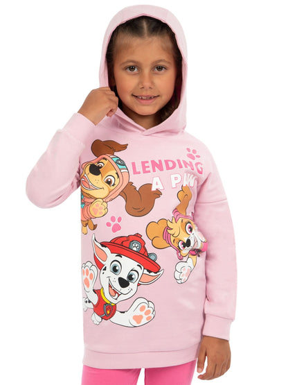 Character Pink PAW Patrol Longline Hoodie And Leggings Set image 5