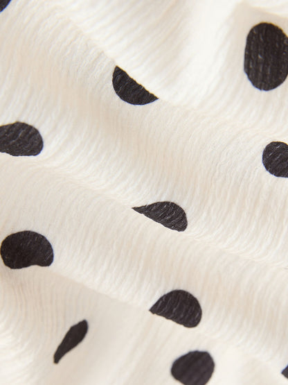 Monochrome Spot Top And Wide Leg Trousers Set (3-16yrs) image 12