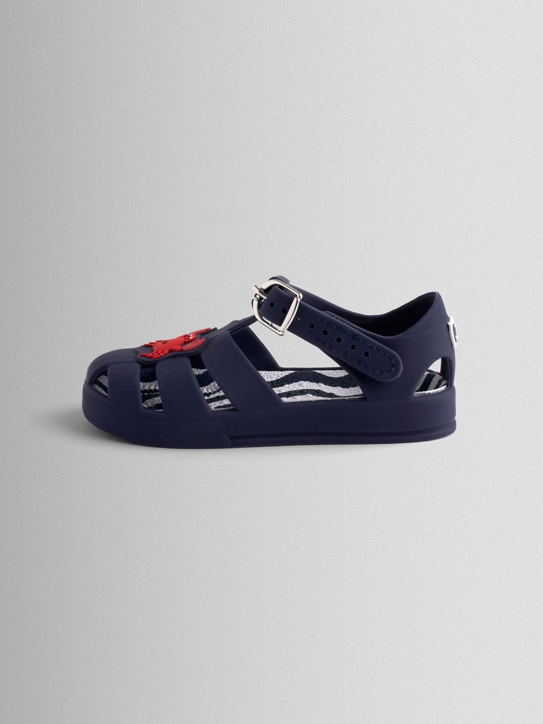 JoJo Maman Bébé Crab Navy Blue Jelly Sandals image 4