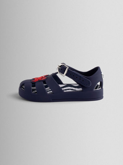 JoJo Maman Bébé Crab Navy Blue Jelly Sandals image 4
