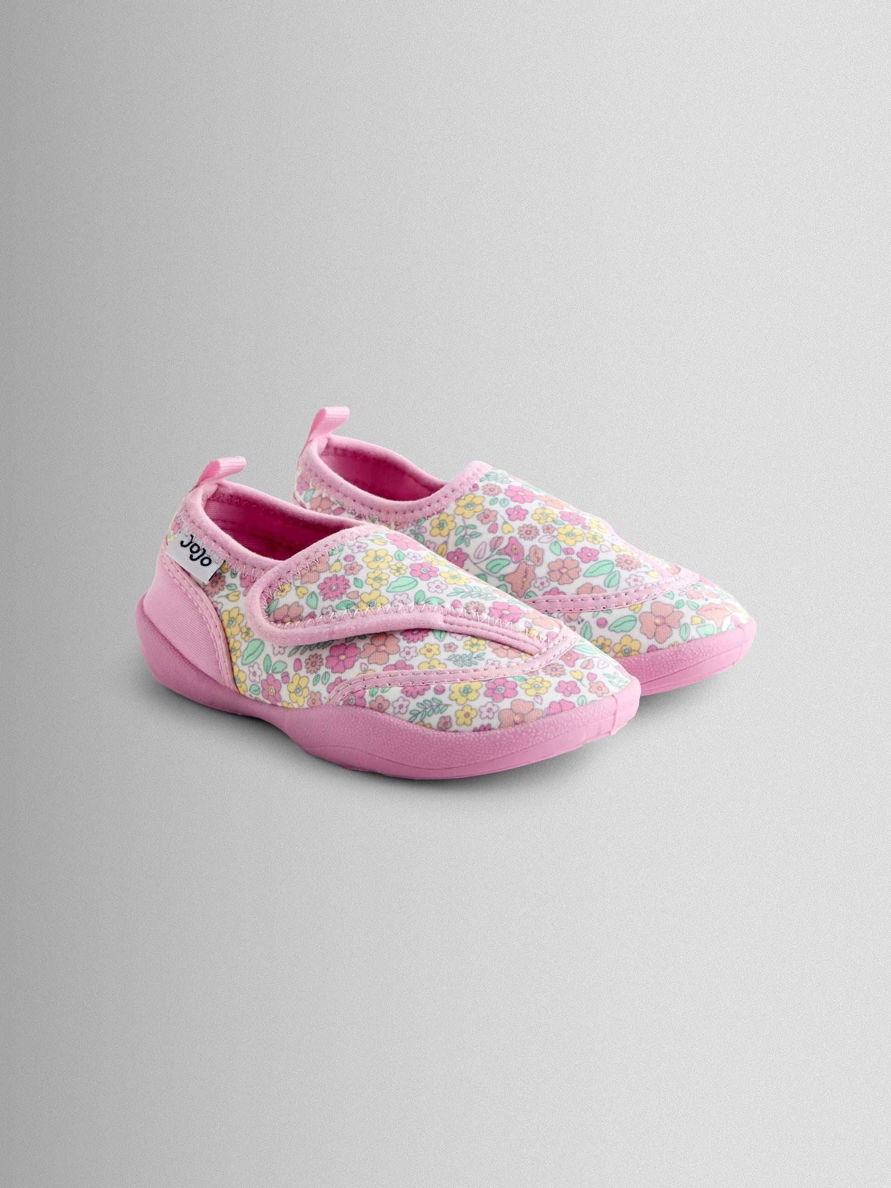JoJo Maman Bébé Pink Ditsy Floral Water Shoes image 1