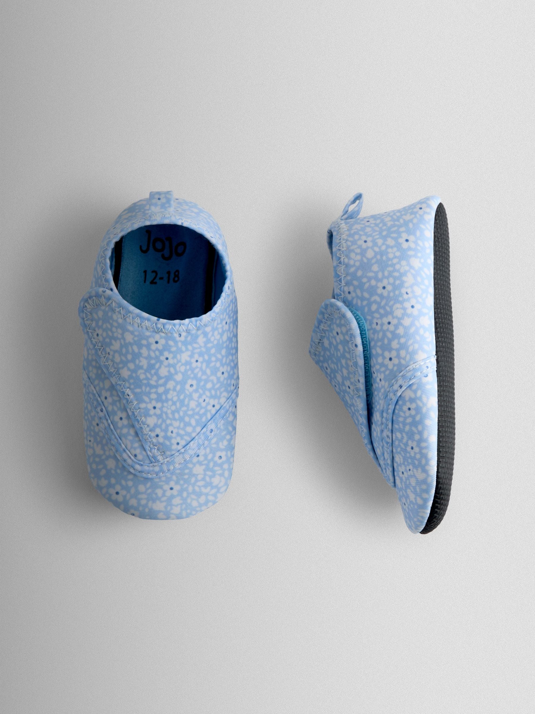 JoJo Maman Bébé Blue Ditsy Baby Water Shoes image 3
