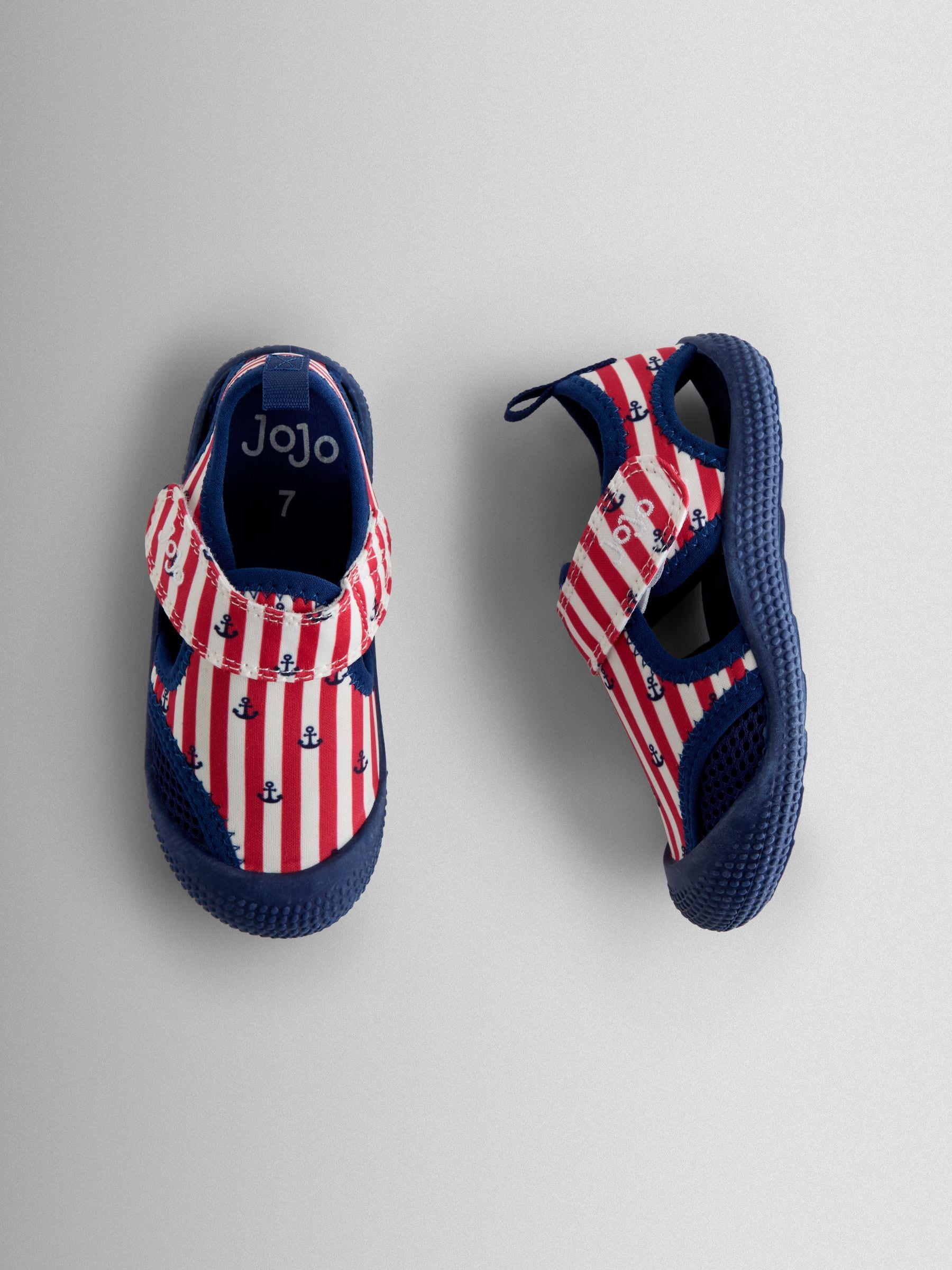 JoJo Maman Bébé Red Nautical Beach & Swim Sandals image 3