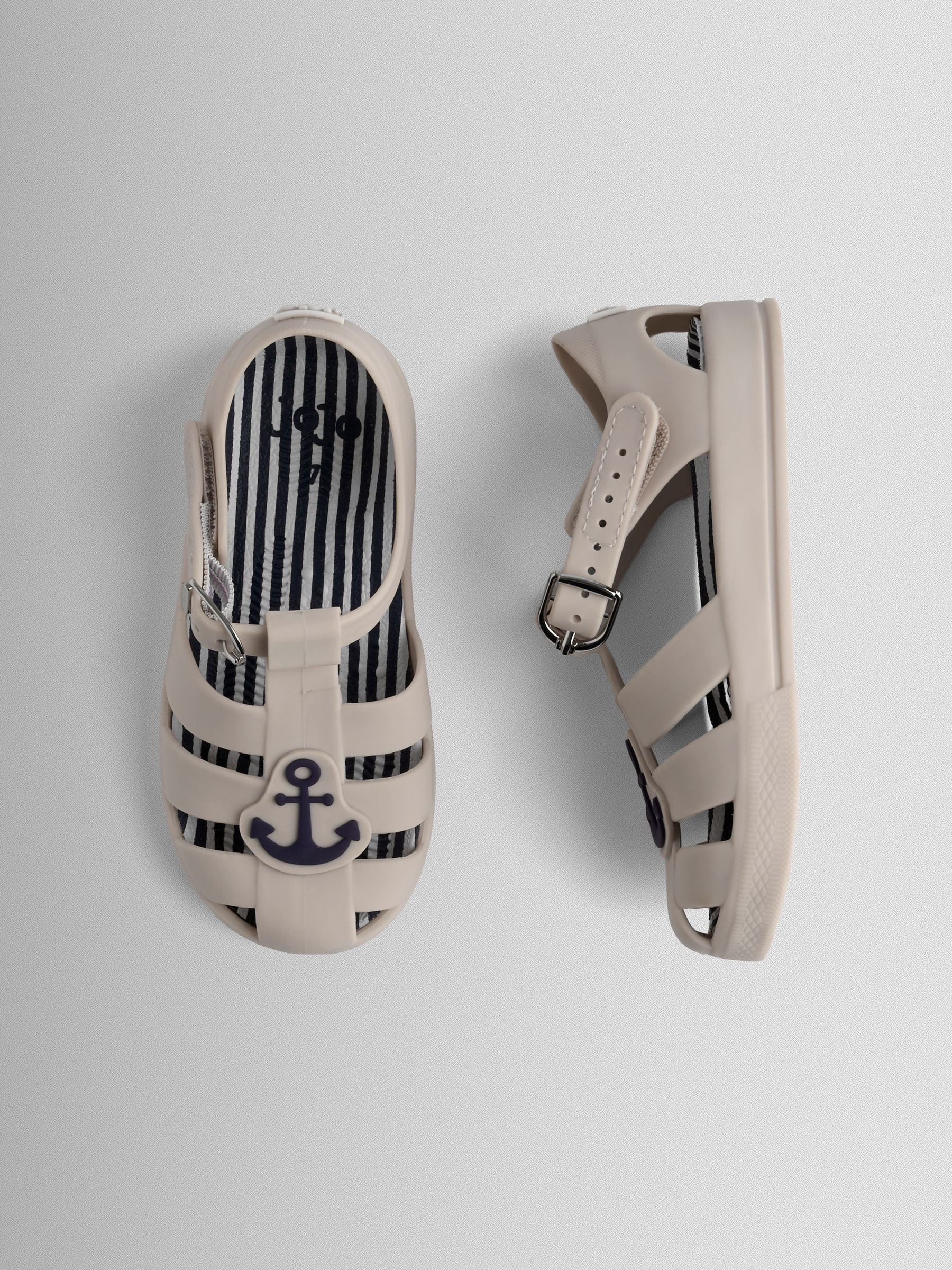 JoJo Maman Bébé Stone Anchor Jelly Sandals image 3