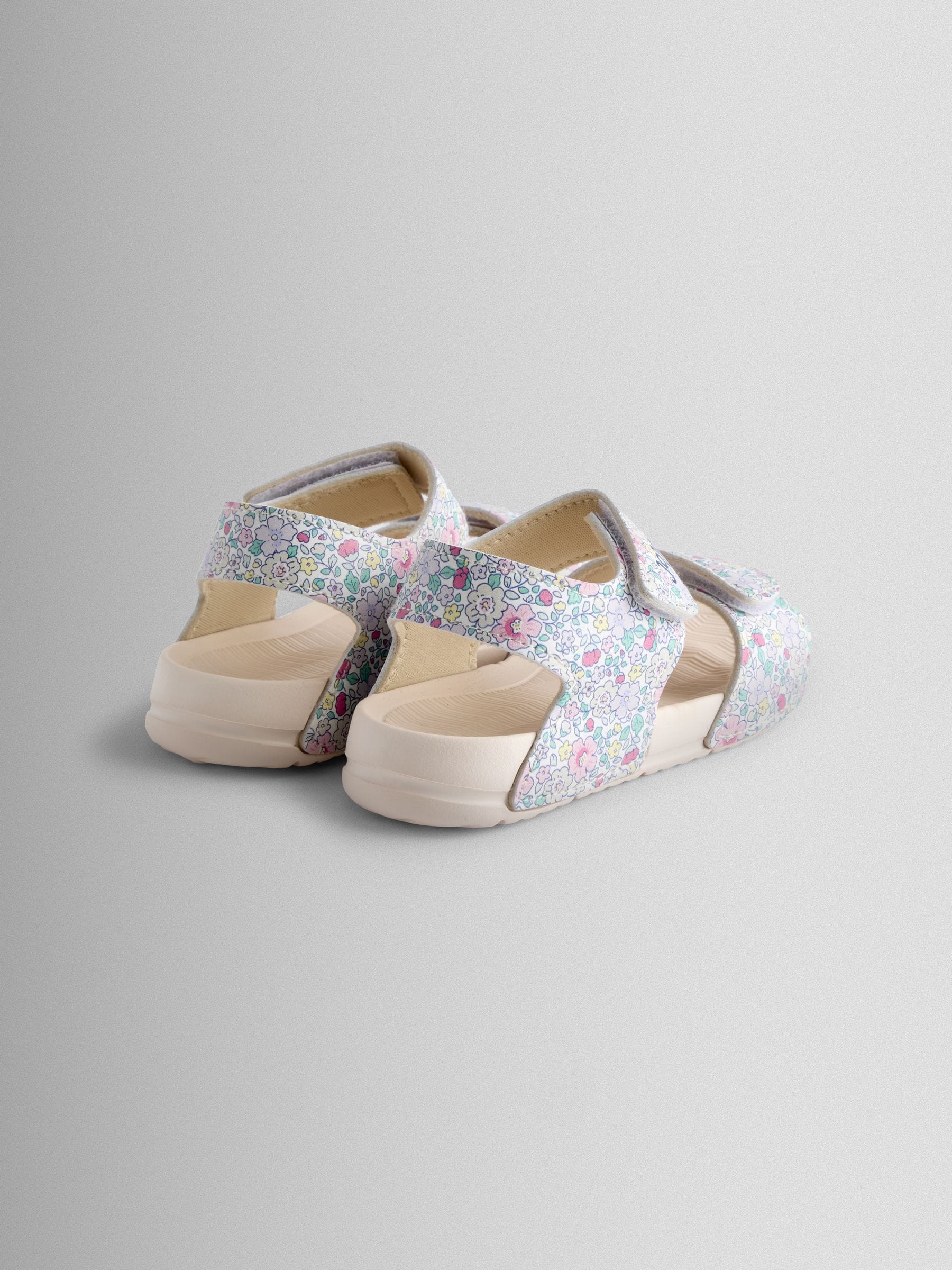 JoJo Maman Bébé Yellow Floral Summer Sandal image 2